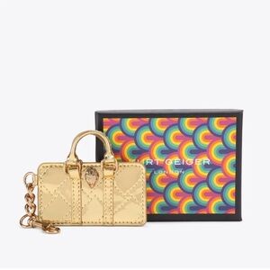 Kurt Geiger Gold Key & Card Holder